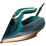 Philips Azur Serisi Güçlü Buhar Teknolojili Buharlı Ütü, 3000 W Yüksek Güç, 240 G Şok Buhar, Optimaltemp Kumaş Yakmama Teknolojisi, Steamglide Elite Taban, Otomatik Kapanma ve Kireç Temizleme Sistemli - Yeşil