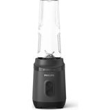 Philips Blend & Go 3000 Serisi Mini Smoothie Blender – 350W, 0,6l Taşınabilir Şişe, Paslanmaz Çelik Bıçaklar, 2 Hız Ayarı, Bulaşık Makinesinde Yıkanabilir, Problend Teknolojisi, Siyah (HR2672/00) - Ahşap - Beyaz