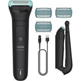 Philips Body Groomer 5000 Serisi Islak Kuru Vücut Bakım ve Tıraş Makinesi - Siyah
