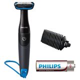 Philips Bodygroom Series 1000 su geçirmez vücut bakım makinesi, pille çalışır (model BG1024/16)