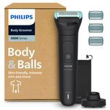 Philips Bodygroom Series 5000 - erkekler için üçlü korumalı tıraş sistemine sahip düzeltici, mahrem alanda da kullanıma yönelik, %100 duşa dayanıklı, 100 dakika. çalışma süresi, model BG5485/30