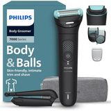 Philips Bodygroom Yeni 7000 BG7480/15 Erkek Vücut Bakım Tıraş Makinesi - Hassas Bölgelerde Bile Güvenli Tıraş | 2d Esnek Başlık, 120 Dk Pil, %100 Su Geçirmez