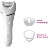 Philips BRE700/05 Kablosuz Epilatör Islak-Kuru Kullanım Özelliği ile Bacak Yüz Koltuk Altı Bikini Bölgesi İçin