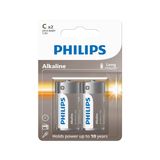 Philips C Boy Orta Boy Alkalin Pil - LR14A2B/10 - 2'li Paket