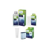 Philips Ca6700/10 Espresso Makinesi Kireç T.Solüsyonu, Yağ Çözücü Tablet, 5gr Gres Yağ, Aquaclean 4'lü Set