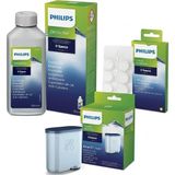 Philips CA6700/10 Espresso Makinesi Kireç Temizleme Solüsyonu ve Yağ Çözücü Tablet 3'lü Set Kimyasal Malzeme