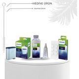 Philips CA6700/10 Espresso Makinesi Kireç Temizleme Solüsyonu, Yağ Çözücü Tablet, 5gr Gres Yağ, Aquaclean 4'lü Set - Şeffaf