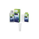 Philips CA6700/10 Espresso Makinesi Kireç Temizleme Solüsyonu, Yağ Çözücü Tablet ve 5gr Gres Yağı 3'lü Set