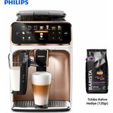 Philips Çekirdek Kahveyle Çalışan Tam Otomatik Espresso Makinesi, Lattego Süt Sistemi, Hızlı Içecek Seçimi ve Yüksek Performanslı Kullanım Yüksek Performans, Kompakt Tasarım, Kolay Temizlik EP5443/70 - Beyaz