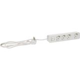 Philips CHP2144W/62 4'lü 1.5 m Beyaz Çocuk Korumalı Priz