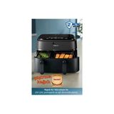 Philips Çift Hazneli Büyük Hacim – 6 L + 3 L İle Maksimum Esneklik 3000 Serisi Çift Hazneli Airfryer & Fritöz-Dokunmatik Dijital Kontrol Paneli – 8 Ön Ayar İl