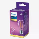 Philips Classic 60 W Beyaz Klasik E27 Duy Led Ampul (6'Li Paket)