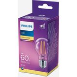 Philips Classic 60 W Beyaz Klasik E27 Duy Led Ampul (7'Li Paket)