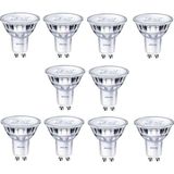 Philips Corepro Dimmable 4-50W Kırık Beyaz Işık (Günışığı) 4000K GU10 Dimli LED Spot Ampul 10 Adet