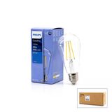Philips Corepro St64 Led Filament Rustik Ampul 7W E27 - 2700K, 806 Lümen, Cam Gövde, Kod 346758 00- 10'Li Paket