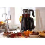 Philips Daily Collection 1700 W Cam Demlikli Çay Makinesi ve Su Isıtıcı - Siyah
