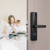 Philips DDL603E-5HWS Akıllı Kollu Kapı Kilidi, Wifi, Şifre, Kart, Parmaz İzi