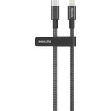 Philips DLC1030L/00 Usb-C To Lightning Şarj Kablosu 1 Metre - Siyah