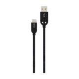 Philips DLC2628B Siyah 1.2 m Örme Type-C Kablo