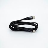 Philips DLC5522C 0.5m Siyah Type-C To Type-C Örgülü Hızlı Data ve Şarj Kablosu