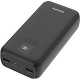 Philips DLP1930CB/00 30.000 Mah, 2x Usb-A, 1x Micro Usb, 1x Usb-C Hızlı Şarj Powerbank, Siyah