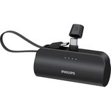 Philips DLP2550CB/00 5.000 mAh Kapasiteli USB-C Kablolu Hızlı Şarj Powerbank Siyah