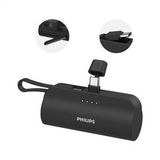 PHİLİPS DLP2550CB/00 5.000 mAh USB-C Dahili Kablolu Hızlı Şarj Powerbank - Siyah