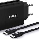 Philips DLP2621C-12 1 mt Kablolu Type-C + USB-A 30W Duvar Şarj Adaptörü