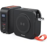 Philips DLP4347CB/00 Siyah 10.000 Mah Dahili Usb-C Lightning Kablolu Magsafe Hızlı Şarj Powerbank - Standart