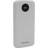 Philips DLP7712CB 10.000MAH Pd Hızlı Şarj Dijital Ekranlı Beyaz Powerbank - Siyah