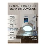 Philips DN058C LED12 865 Beyaz Işık 1250 Lümen Sıva Üstü Yuvarlak Spot