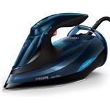 Philips Domestic Appliances Plancha de vapor con tecnología OptimalTEMP GC5034/20 Buharlı Ütü, Plastik, Siyah/Mavi