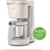 Philips ECO Conscious Edition Filtre Kahve Makinesi 1,2 L, 15 Fincan Kapasiteli, Otomatik Kapanma ve Cam Sürahi