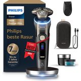 Philips Elektrikli Tıraş Makinesi I9000 Erkekler Için, Islak ve Kuru Tıraş, Siyah, Basınç ve Hareket Sensörü, Düzeltme Aparatı, Temizleme Istasyonu, Şarj Istasyonu ve Seyahat Çantası (XP9405/31)