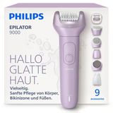 Philips Epilatör Serisi 9000 - Islak Ve Kuru Kullanım, Bacaklar, Vücut Ve Bikini Bölgesi İçin Kablosuz Epilatör, Proguide İle, Pedikür Aparatı Dahil 9 Aksesuar, 60 Dk. Pil, Model Bre728/00