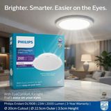 Philips Eridani 2000 - 1800 Lumen 23W LED (3000K 4000K 6500K ) 20CM Delik Çapı - cool white
