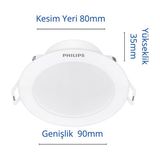 Philips Eridani DL190B 3.5W 80MM Delik Çapı 230LÜMEN - 4000K - Beyaz