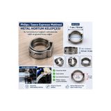 Philips Espresso Makinesi ile Uyumlu Metal Hortum Kelepçesi, 1 cm, Paslanmaz Çelik