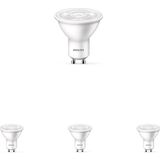 Philips Ess LedSpots 4, 7W-50W GU10 36D Sarı Işık Led Ampul 4lü paket