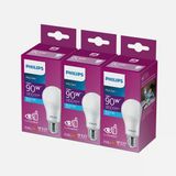 Philips Essential 90 W Beyaz Klasik E27 Duy 3'Lü Led Ampul (4'Li Paket)