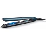 Philips Essential Advanced Series Iyonizer Argan Yağı Katkılı Seramik Saç Düzleştirici, Deniz Mavisi