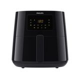 Philips Essential Airfryer XL - 6,2L, yağsız fritöz, Rapid Air sıcak hava teknolojisi, dokunmatik ekran, tarifler içeren NutriU uygulaması, 2000 W, 15 x 15 x 14 cm, siyah (HD9270/90)