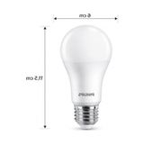 Philips Essential LED Ampul 13W 100W Eşdeğer, E27 Duy, 2700K Sarı Işık, 1521 Lümen, Enerji Tasarruflu LED Aydınlatma Dim Edilmez [enerji Sınıfı E] - Amber