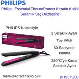 Philips Essential Thermoprotect Düzleştirici + Philips Pembe Epilasyon Aleti Hediye
