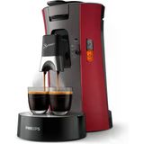Phılıps Ev Aletleri Senseo Select Csa240/90 Kahve Yastık Makinesi - Kahve Sertliği Seçimi Plus, Not İşlevi, Geri Dönüştürülmüş Plastikten Yapılmış, 1450 Watt, 0,9 Litre, 31 X 15,5 X 31 Cm, Kırmızı