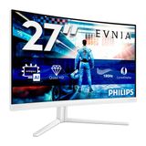 Philips Evnia 27M2c5501-27 İnç Quad Hd Kavisli Oyun Monitörü, 180 Hz, 1 Ms, Freesync Premium, Hdr10, Ambiglow (2560X1440, 2X Hdmı 2.0, 1X Displayport 1.4) Beyaz
