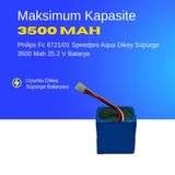 Philips Fc 6721/01 Speedpro Aqua Dikey Süpürge 3500 Mah 25.2 V Batarya – Orjinal Uyumlu Uzun Ömürlü, Yüksek Performans Pil