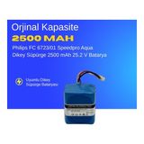 Philips FC 6723/01 Speedpro Aqua Dikey Süpürge 2500 mAh 25.2 V Batarya – Orjinal Uyumlu Uzun Ömürlü, Yüksek Performans Pil - 1 Adet