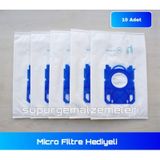 Philips FC 8224 FC 8226 10 Adet Uyumlu Süpürge Toz Torba