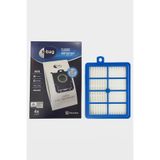 Philips FC 8781/07 Performer Silent ile Uyumlu Toz Torbası ve HEPA Filtre Seti, 4'lü + 1 Filtre, Beyaz